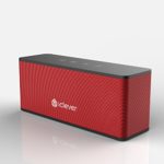 iClever Boost Sound Bluetooth 4.2 Lautsprecher Speaker, Premium Stereo drahtlos Lautsprecher mit 20W Dual-Driver, 14 Stunden Spielzeit, Beruhrungssteuerung, Rot (BTS08)